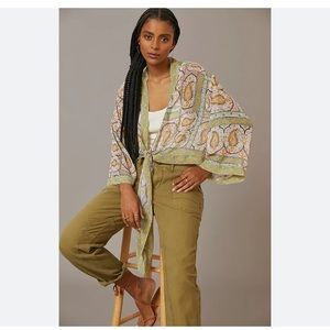 Anthropologie Tie-Front Kimono NWT sold out! ✨